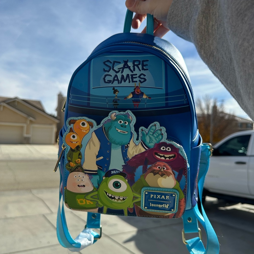 LOUNGEFLY Monsters University Backpack